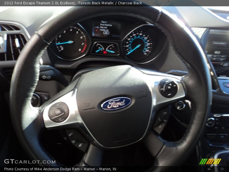 Tuxedo Black Metallic / Charcoal Black 2013 Ford Escape Titanium 2.0L EcoBoost