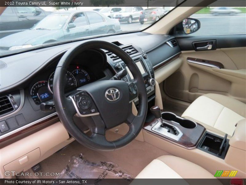 Super White / Ivory 2012 Toyota Camry LE