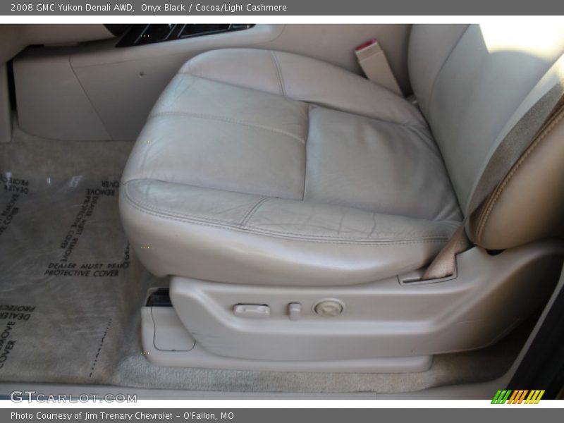 Onyx Black / Cocoa/Light Cashmere 2008 GMC Yukon Denali AWD
