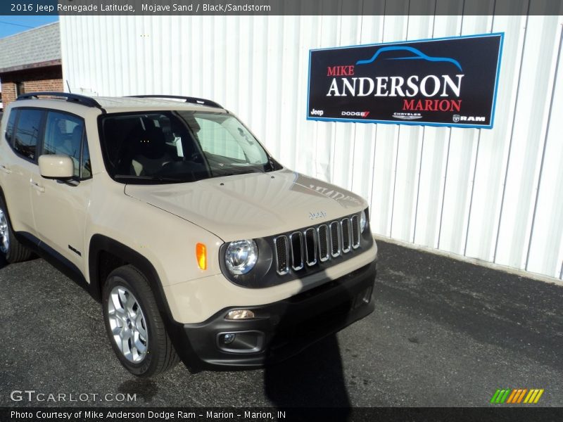 Mojave Sand / Black/Sandstorm 2016 Jeep Renegade Latitude