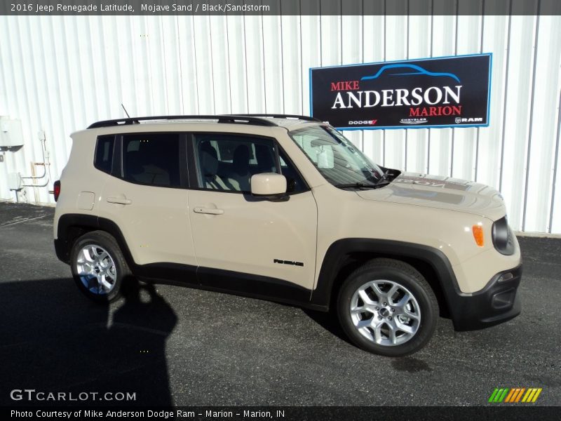 Mojave Sand / Black/Sandstorm 2016 Jeep Renegade Latitude