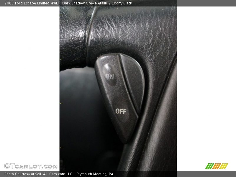 Dark Shadow Grey Metallic / Ebony Black 2005 Ford Escape Limited 4WD