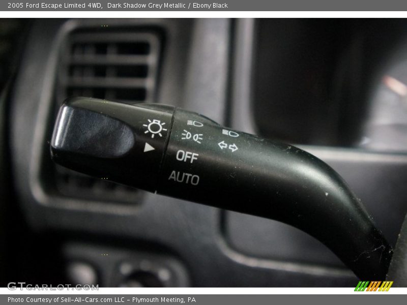 Dark Shadow Grey Metallic / Ebony Black 2005 Ford Escape Limited 4WD