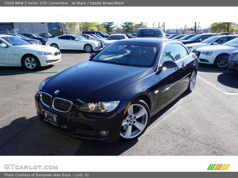 Jet Black / Saddle Brown/Black 2008 BMW 3 Series 335i Convertible