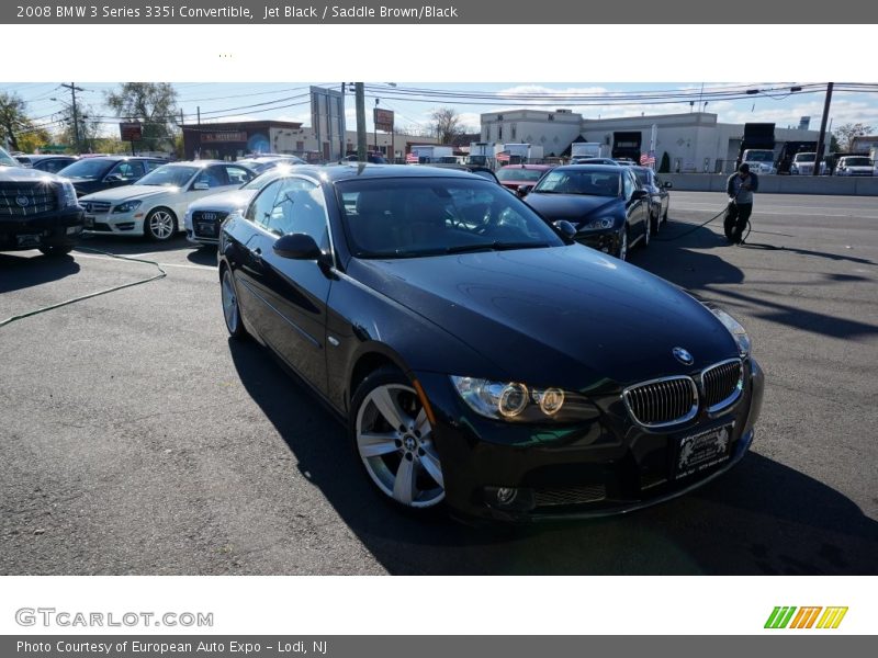 Jet Black / Saddle Brown/Black 2008 BMW 3 Series 335i Convertible