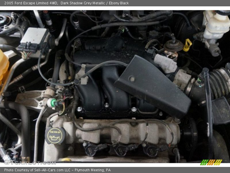 Dark Shadow Grey Metallic / Ebony Black 2005 Ford Escape Limited 4WD
