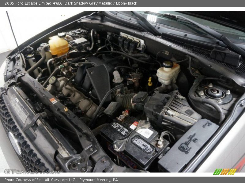 Dark Shadow Grey Metallic / Ebony Black 2005 Ford Escape Limited 4WD