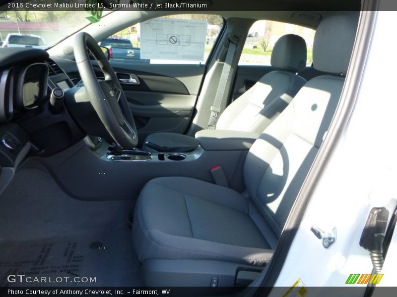 Summit White / Jet Black/Titanium 2016 Chevrolet Malibu Limited LS