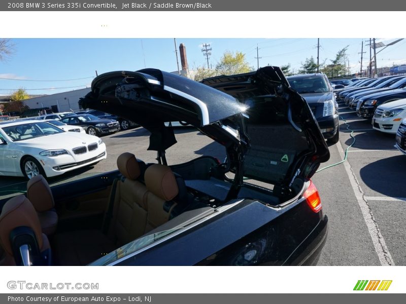 Jet Black / Saddle Brown/Black 2008 BMW 3 Series 335i Convertible