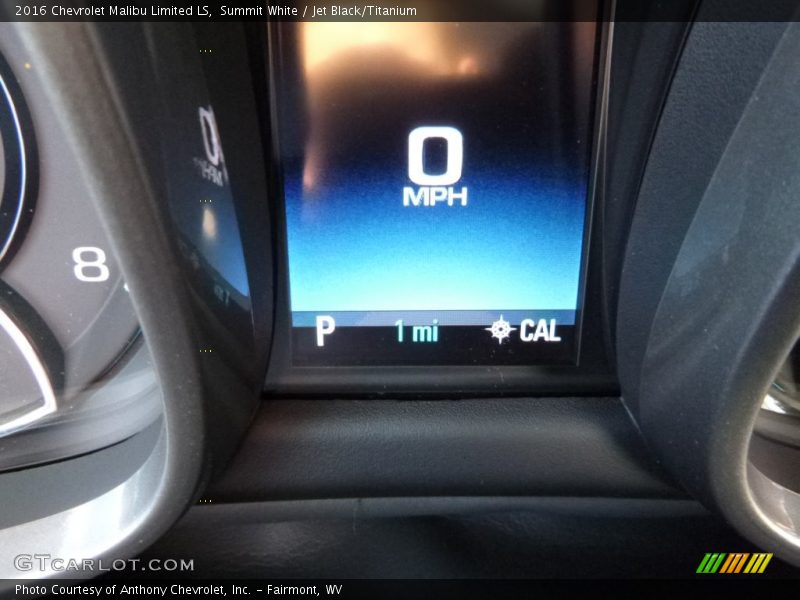 Summit White / Jet Black/Titanium 2016 Chevrolet Malibu Limited LS