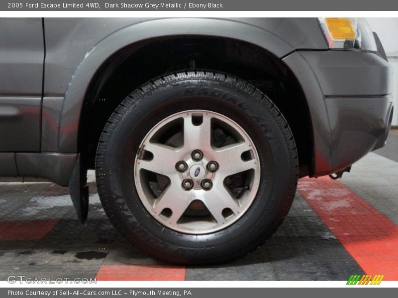 Dark Shadow Grey Metallic / Ebony Black 2005 Ford Escape Limited 4WD