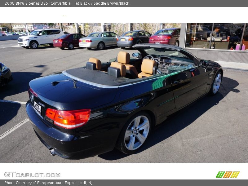 Jet Black / Saddle Brown/Black 2008 BMW 3 Series 335i Convertible