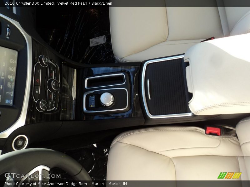 Velvet Red Pearl / Black/Linen 2016 Chrysler 300 Limited