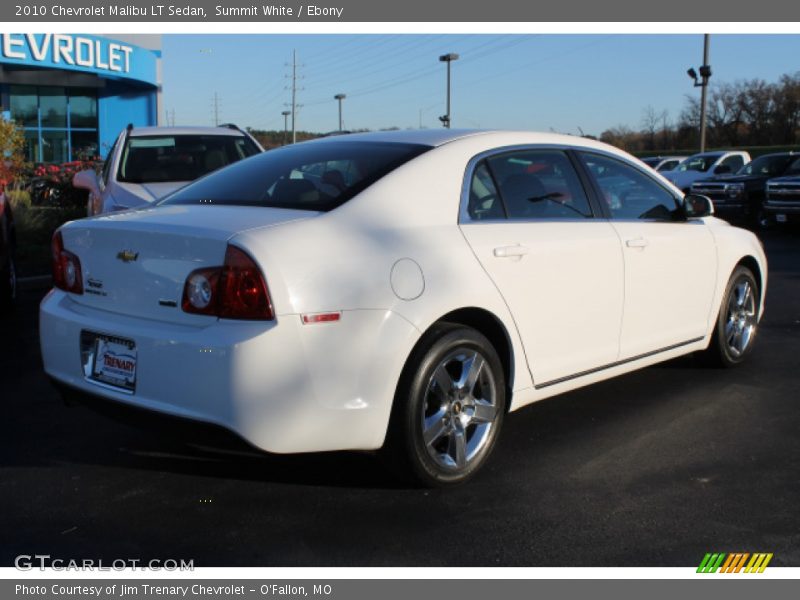 Summit White / Ebony 2010 Chevrolet Malibu LT Sedan