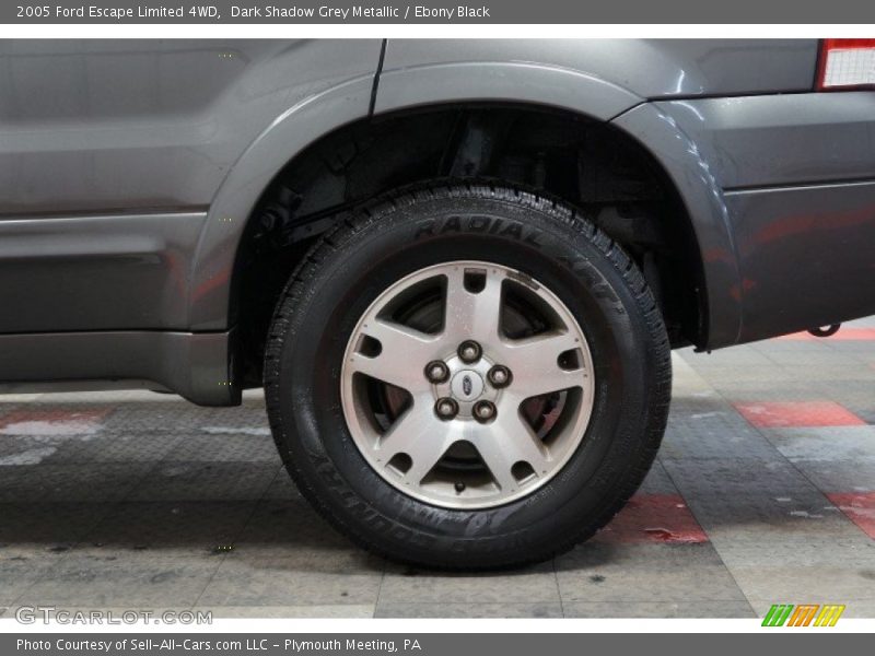 Dark Shadow Grey Metallic / Ebony Black 2005 Ford Escape Limited 4WD