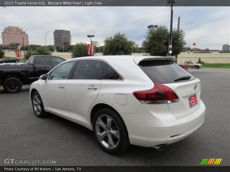 Blizzard White Pearl / Light Gray 2013 Toyota Venza XLE