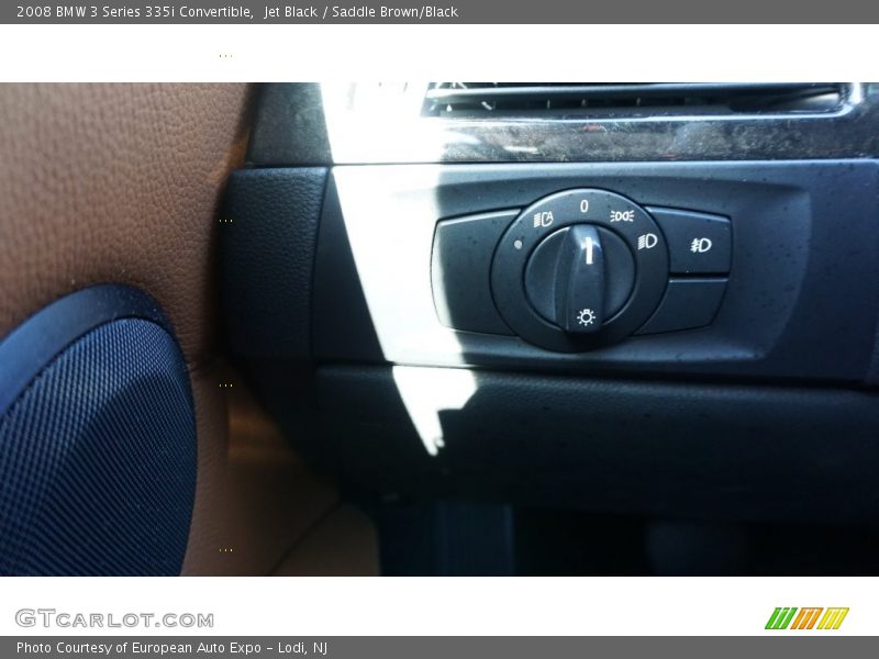 Jet Black / Saddle Brown/Black 2008 BMW 3 Series 335i Convertible