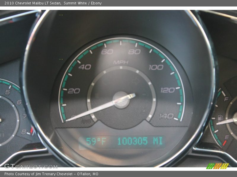 Summit White / Ebony 2010 Chevrolet Malibu LT Sedan