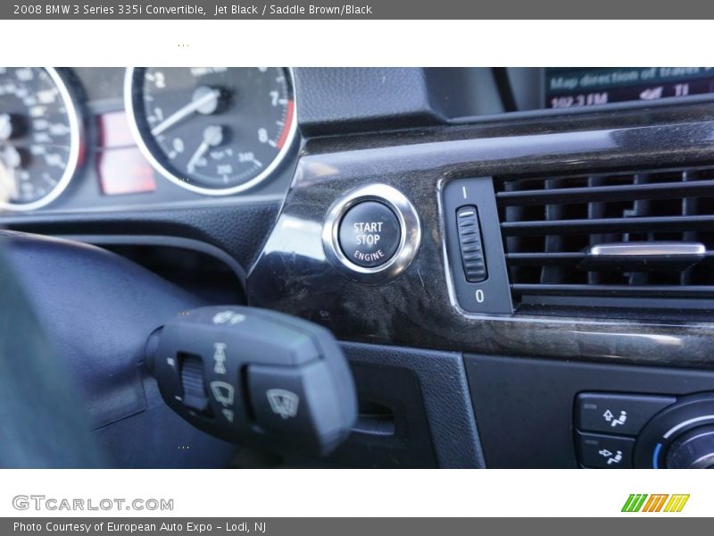 Jet Black / Saddle Brown/Black 2008 BMW 3 Series 335i Convertible