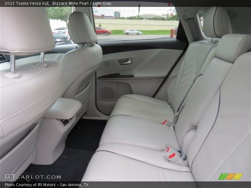 Blizzard White Pearl / Light Gray 2013 Toyota Venza XLE