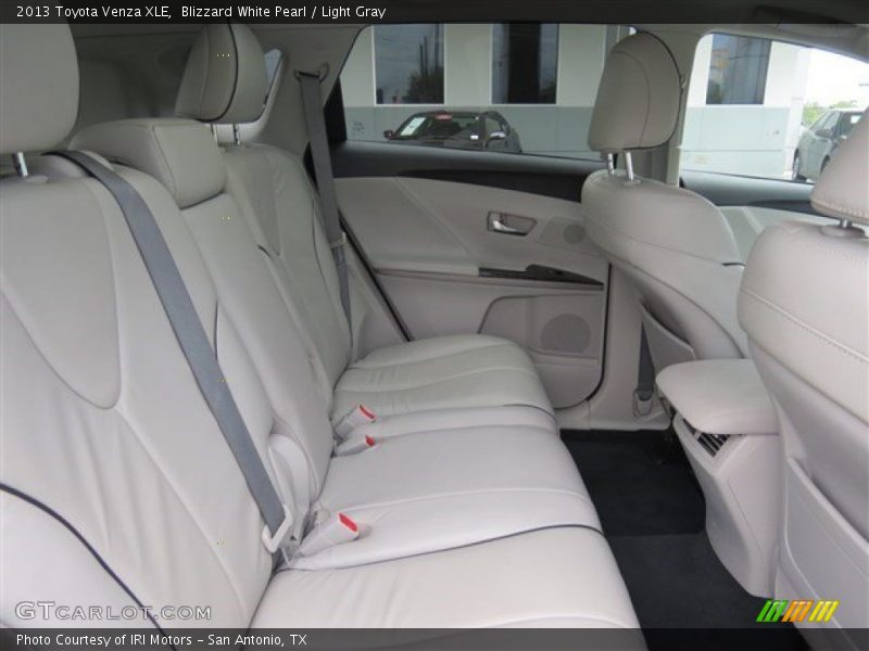 Blizzard White Pearl / Light Gray 2013 Toyota Venza XLE