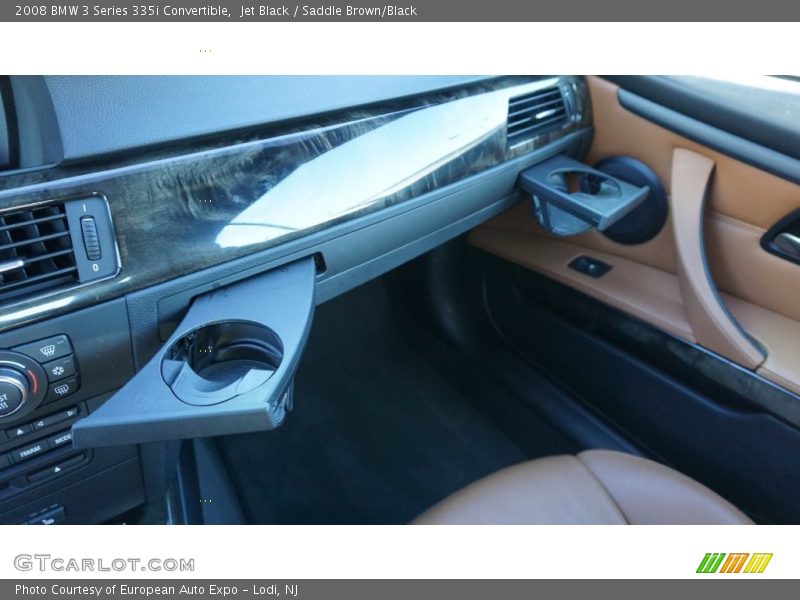 Jet Black / Saddle Brown/Black 2008 BMW 3 Series 335i Convertible
