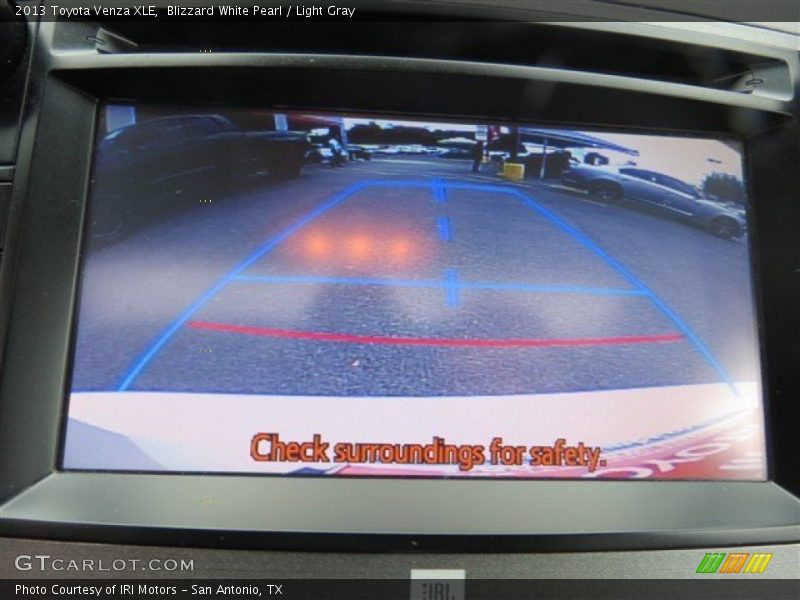 Blizzard White Pearl / Light Gray 2013 Toyota Venza XLE