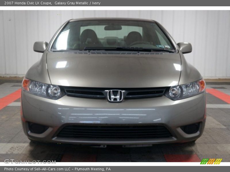 Galaxy Gray Metallic / Ivory 2007 Honda Civic LX Coupe