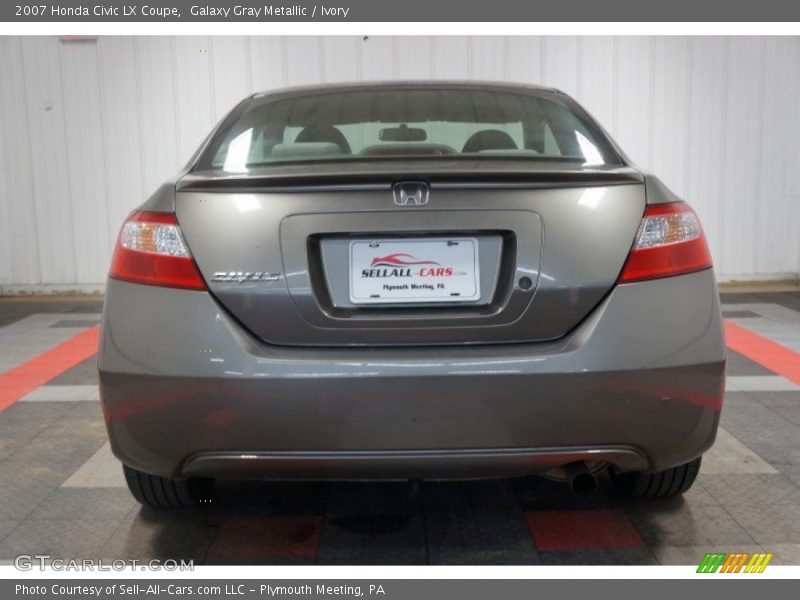 Galaxy Gray Metallic / Ivory 2007 Honda Civic LX Coupe