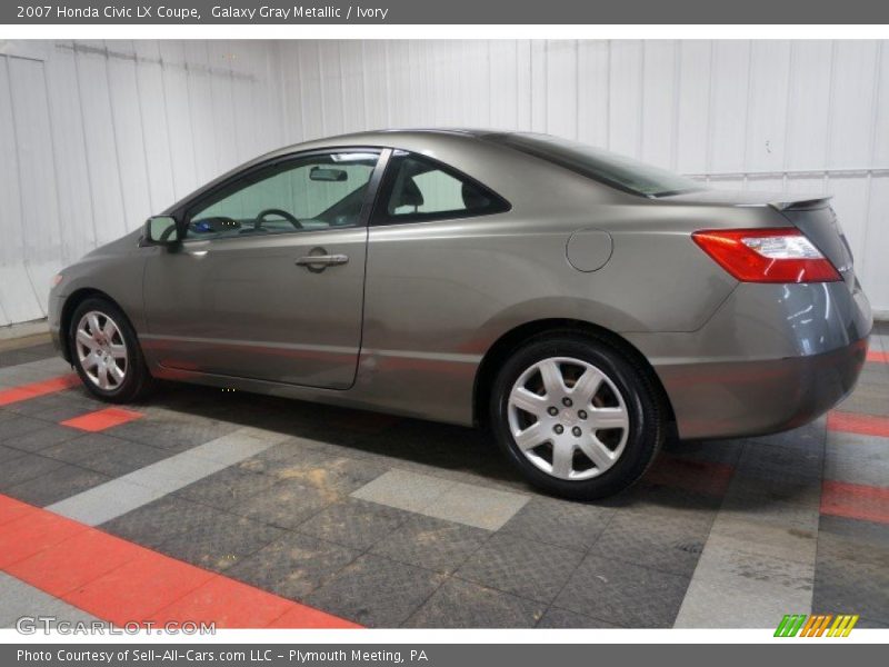 Galaxy Gray Metallic / Ivory 2007 Honda Civic LX Coupe