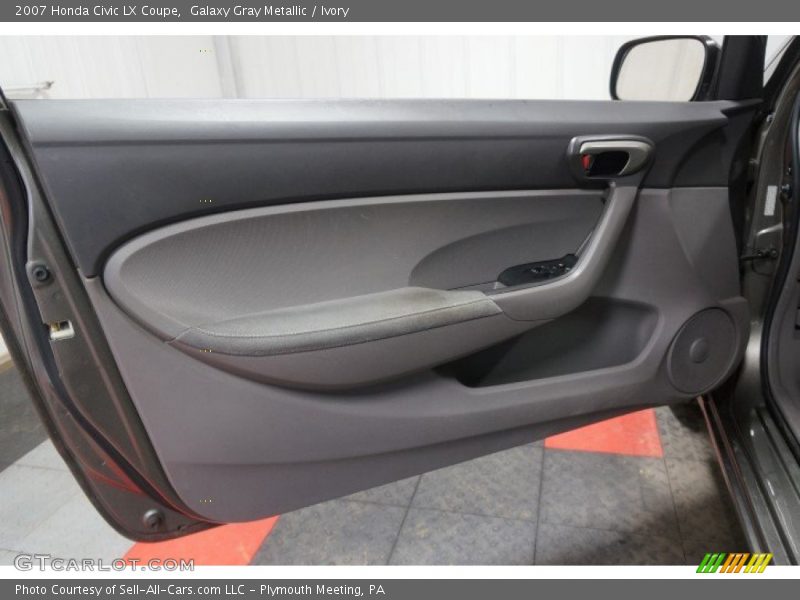 Galaxy Gray Metallic / Ivory 2007 Honda Civic LX Coupe