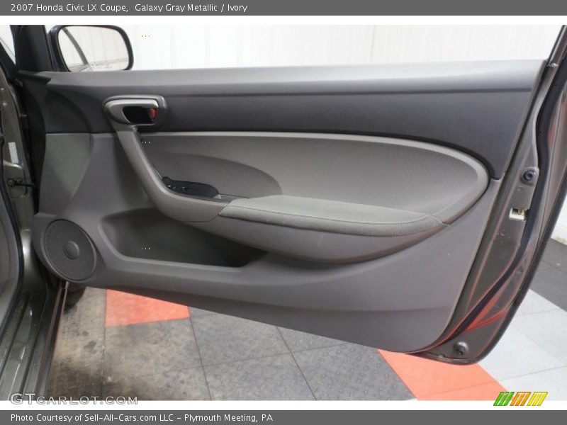Galaxy Gray Metallic / Ivory 2007 Honda Civic LX Coupe
