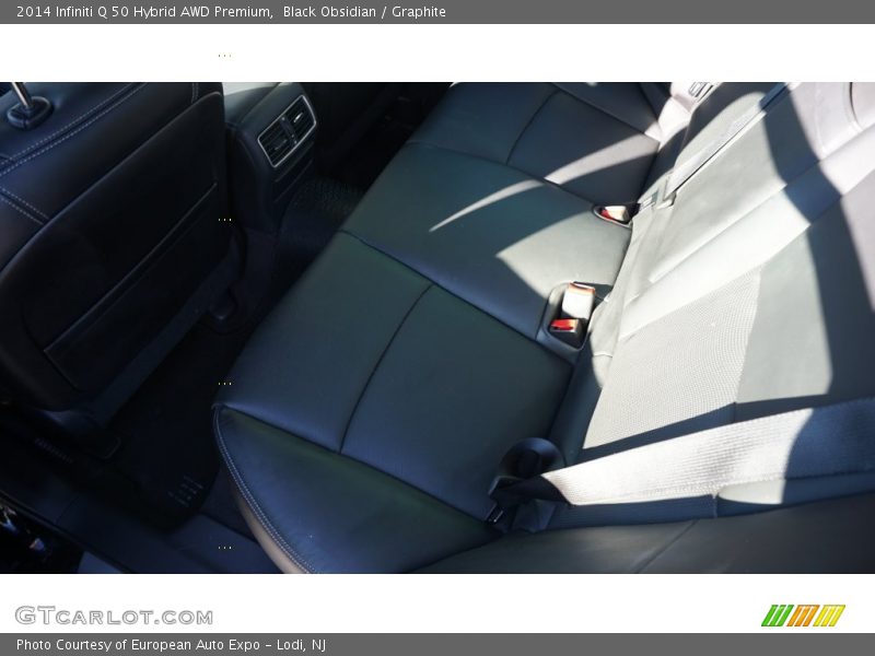 Black Obsidian / Graphite 2014 Infiniti Q 50 Hybrid AWD Premium