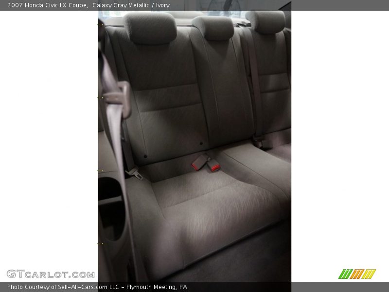 Galaxy Gray Metallic / Ivory 2007 Honda Civic LX Coupe