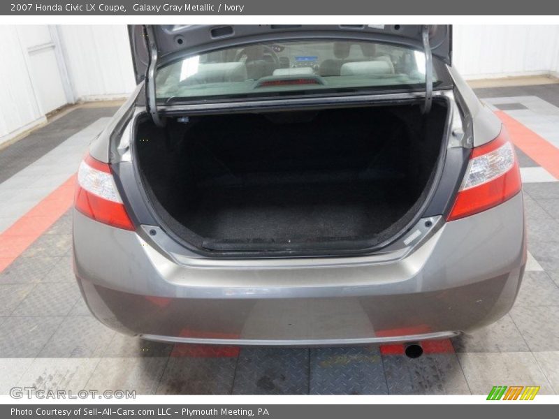 Galaxy Gray Metallic / Ivory 2007 Honda Civic LX Coupe
