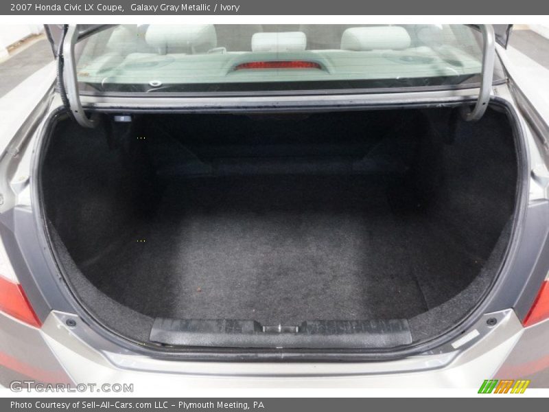 Galaxy Gray Metallic / Ivory 2007 Honda Civic LX Coupe