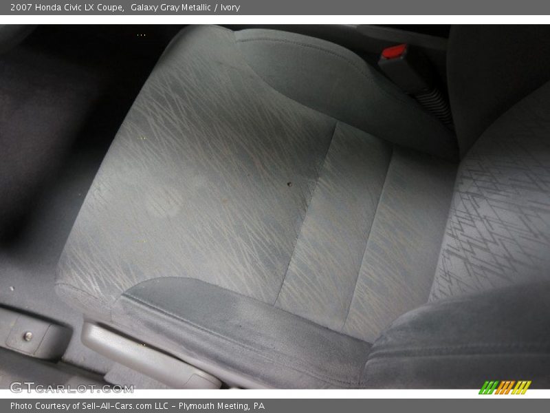 Galaxy Gray Metallic / Ivory 2007 Honda Civic LX Coupe