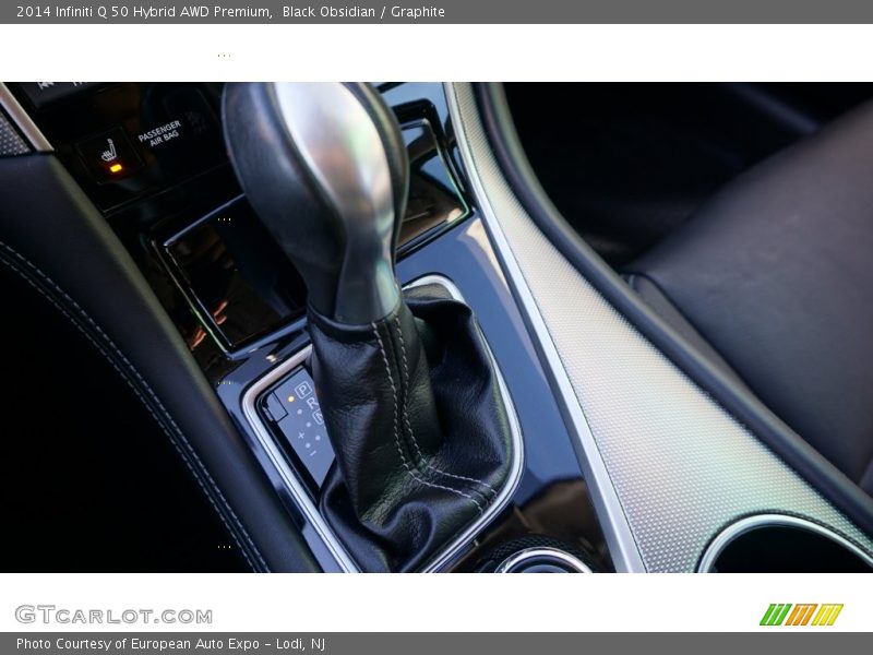 Black Obsidian / Graphite 2014 Infiniti Q 50 Hybrid AWD Premium