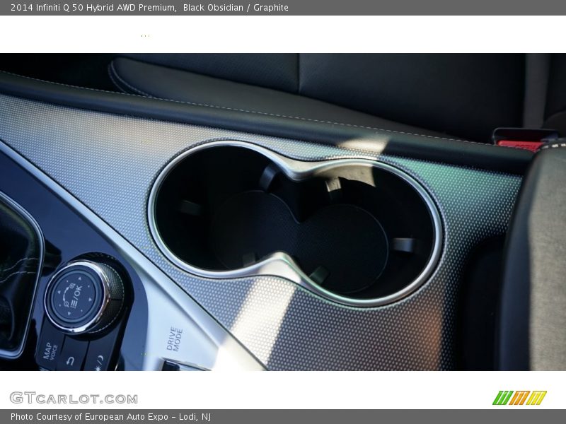 Black Obsidian / Graphite 2014 Infiniti Q 50 Hybrid AWD Premium