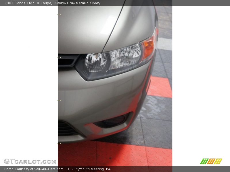 Galaxy Gray Metallic / Ivory 2007 Honda Civic LX Coupe