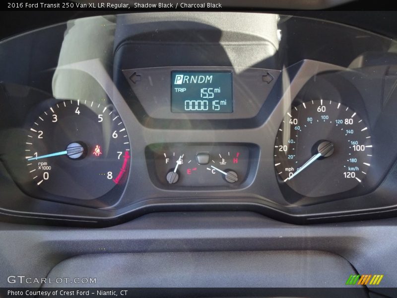 Shadow Black / Charcoal Black 2016 Ford Transit 250 Van XL LR Regular