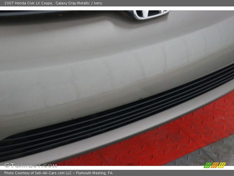 Galaxy Gray Metallic / Ivory 2007 Honda Civic LX Coupe