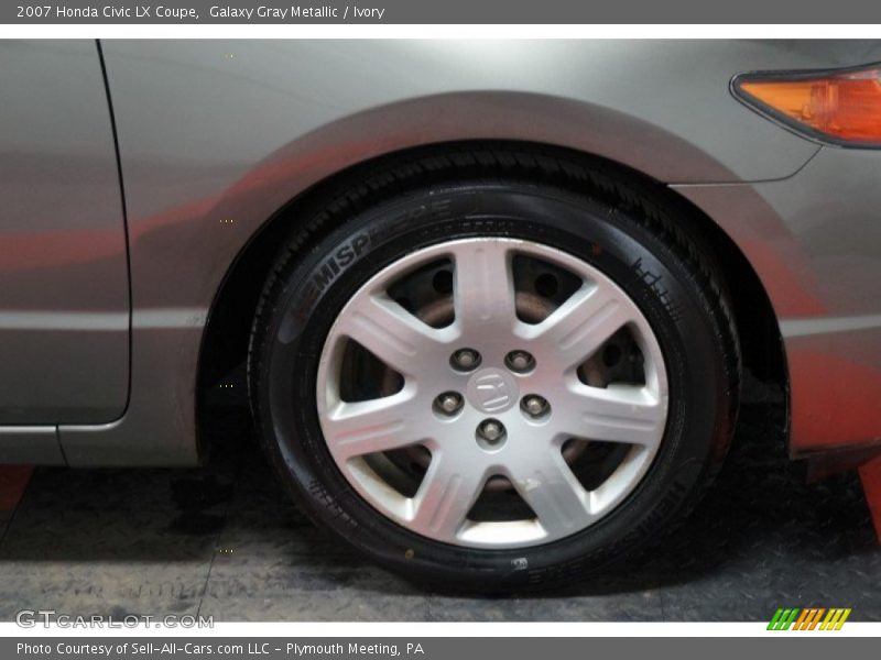 Galaxy Gray Metallic / Ivory 2007 Honda Civic LX Coupe