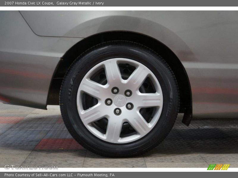 Galaxy Gray Metallic / Ivory 2007 Honda Civic LX Coupe