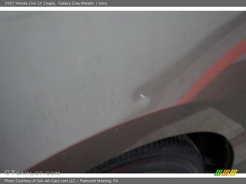Galaxy Gray Metallic / Ivory 2007 Honda Civic LX Coupe