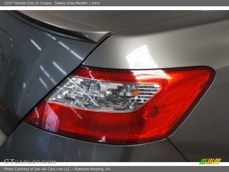 Galaxy Gray Metallic / Ivory 2007 Honda Civic LX Coupe