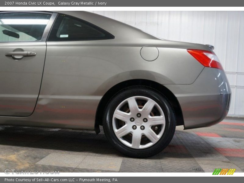 Galaxy Gray Metallic / Ivory 2007 Honda Civic LX Coupe
