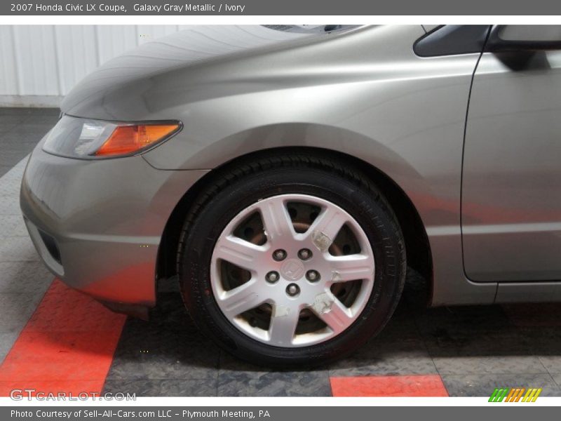 Galaxy Gray Metallic / Ivory 2007 Honda Civic LX Coupe