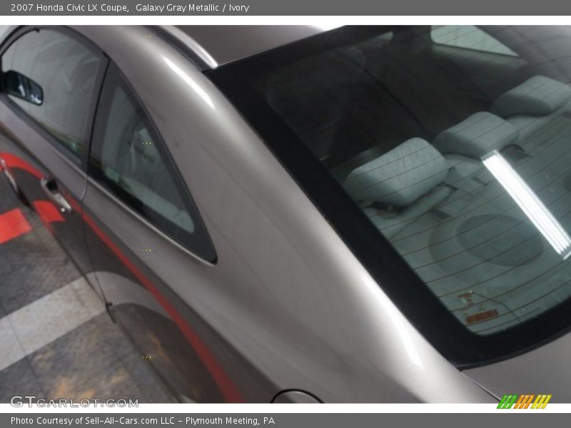 Galaxy Gray Metallic / Ivory 2007 Honda Civic LX Coupe