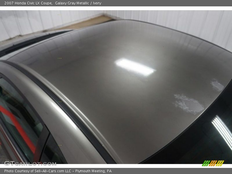 Galaxy Gray Metallic / Ivory 2007 Honda Civic LX Coupe
